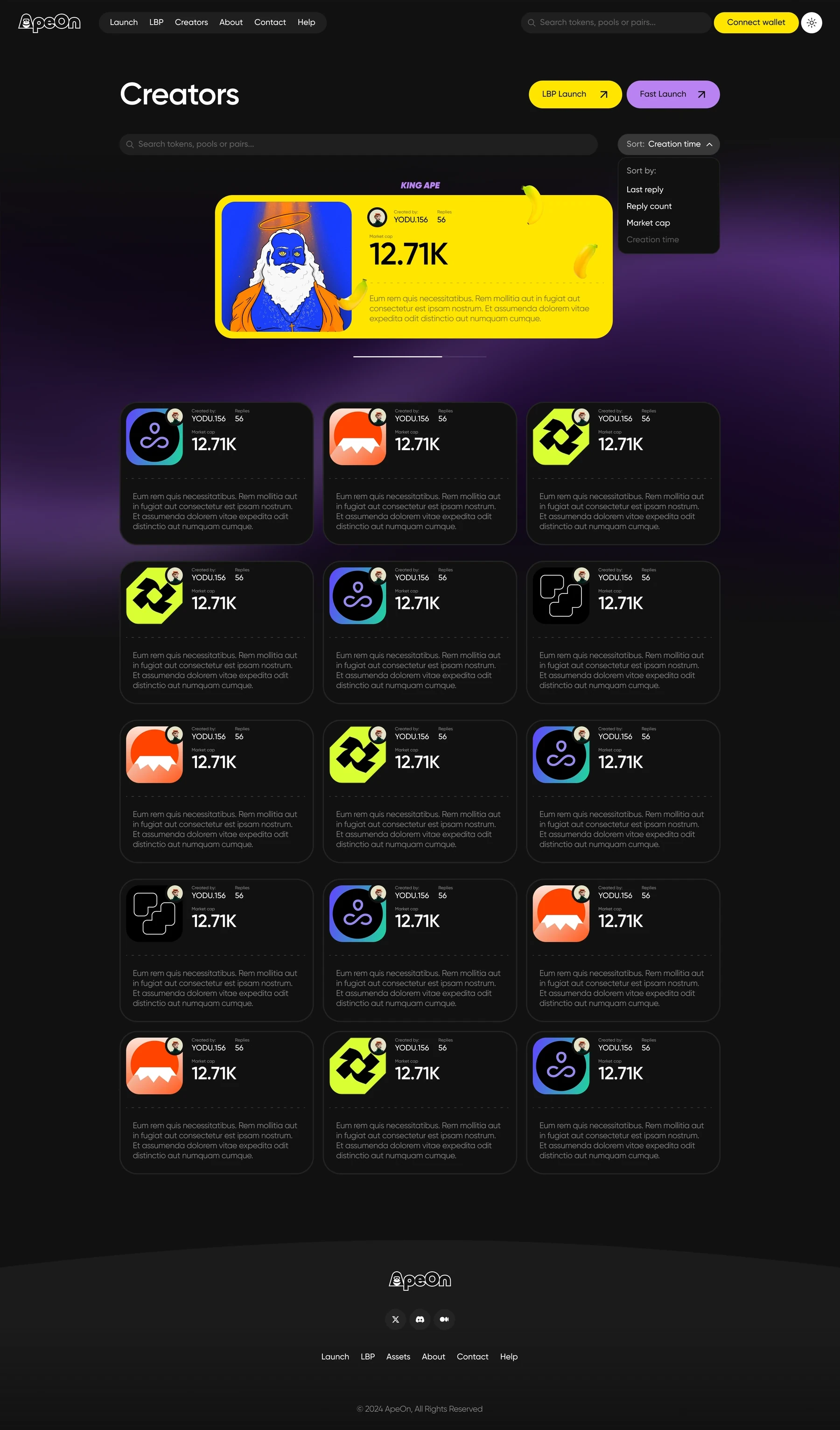 Creator directory · desktop
