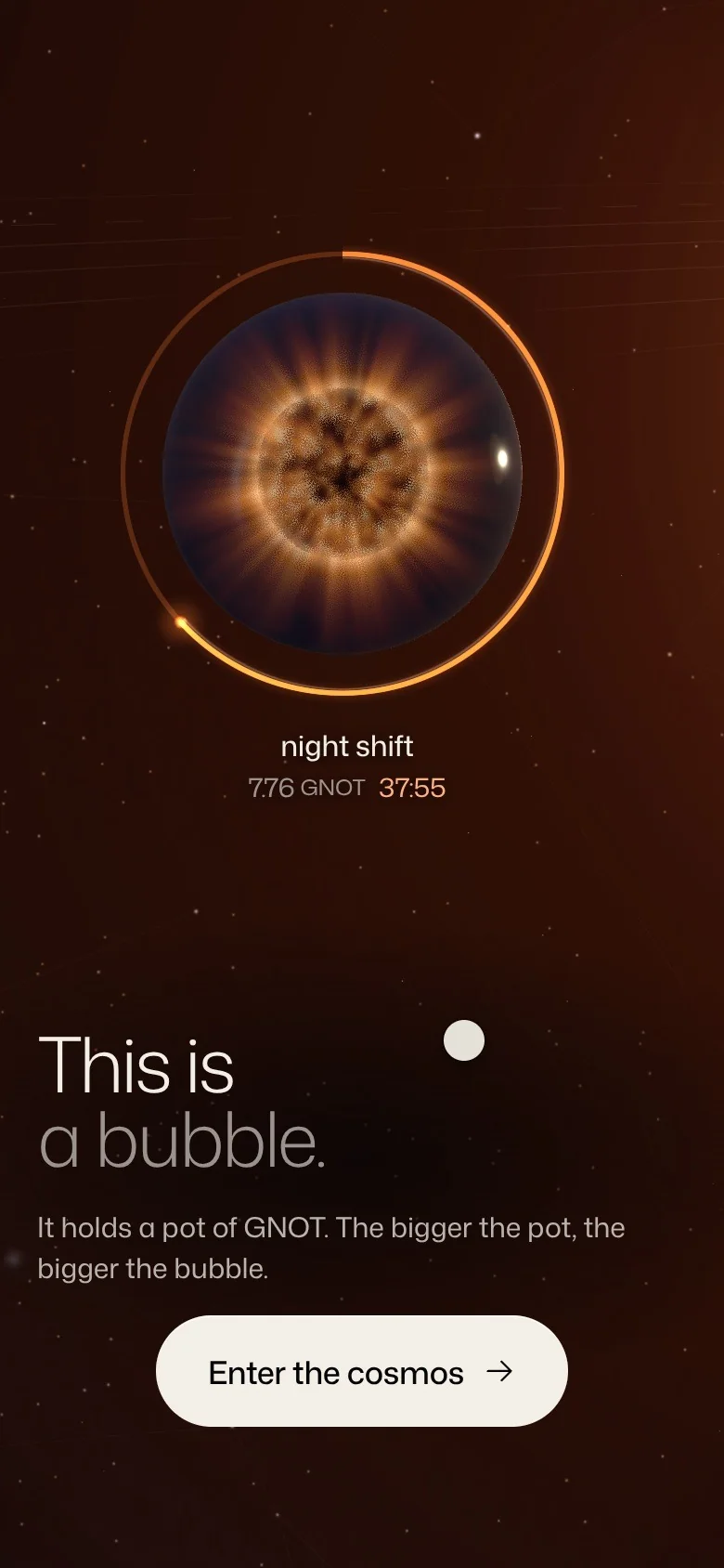 The front door on a phone: this is a bubble