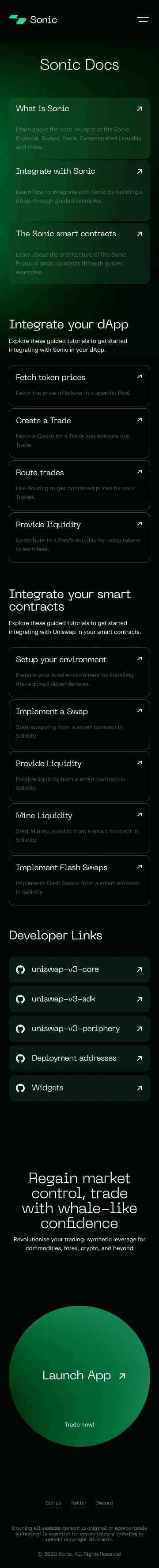 Mobile · Documentation overview