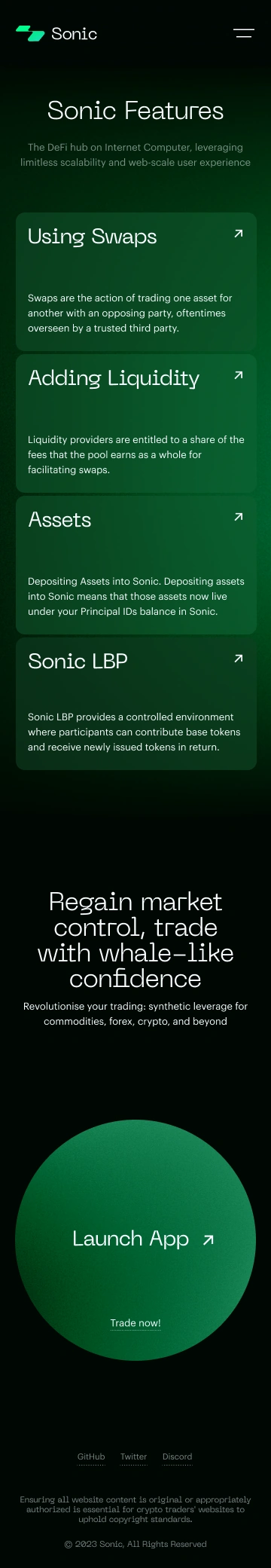 Mobile · Feature overview