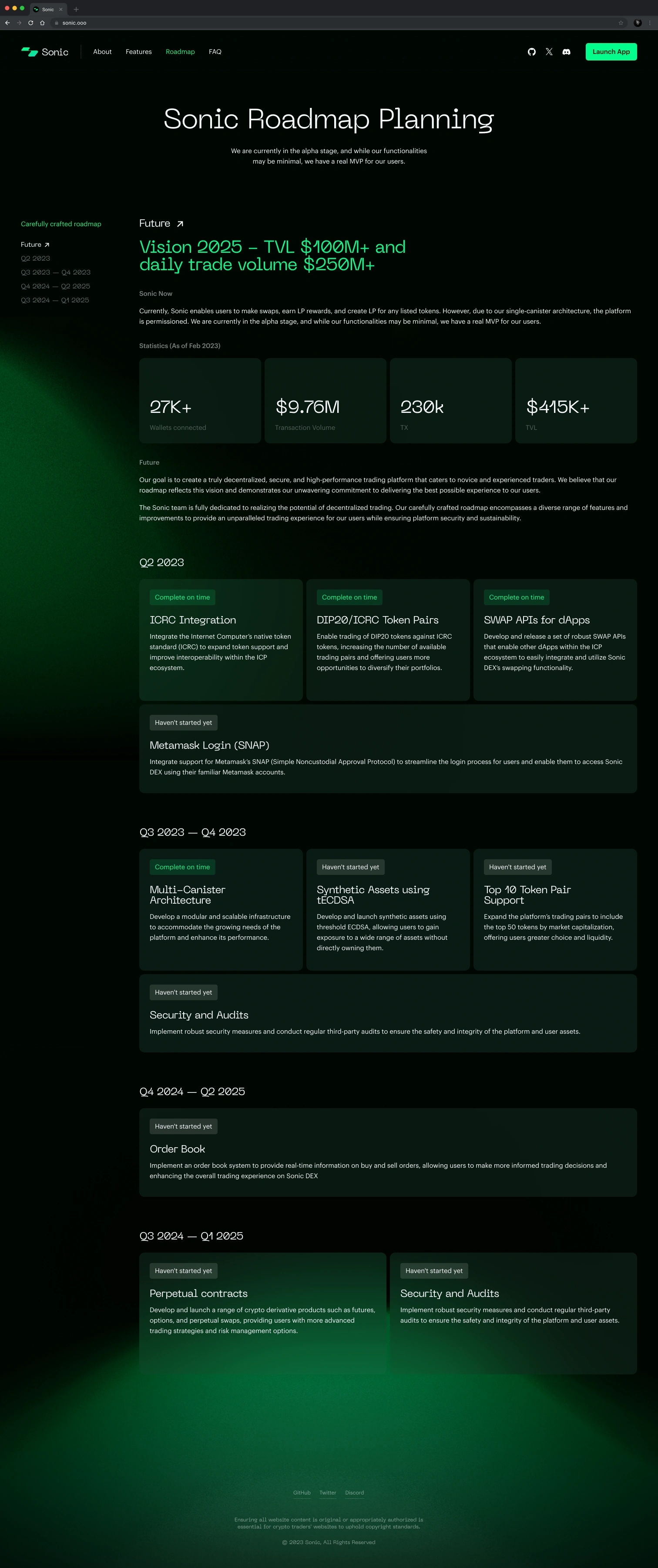 Desktop · Roadmap