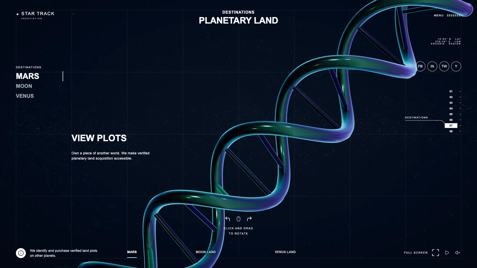 Desktop · Destination details · Mars