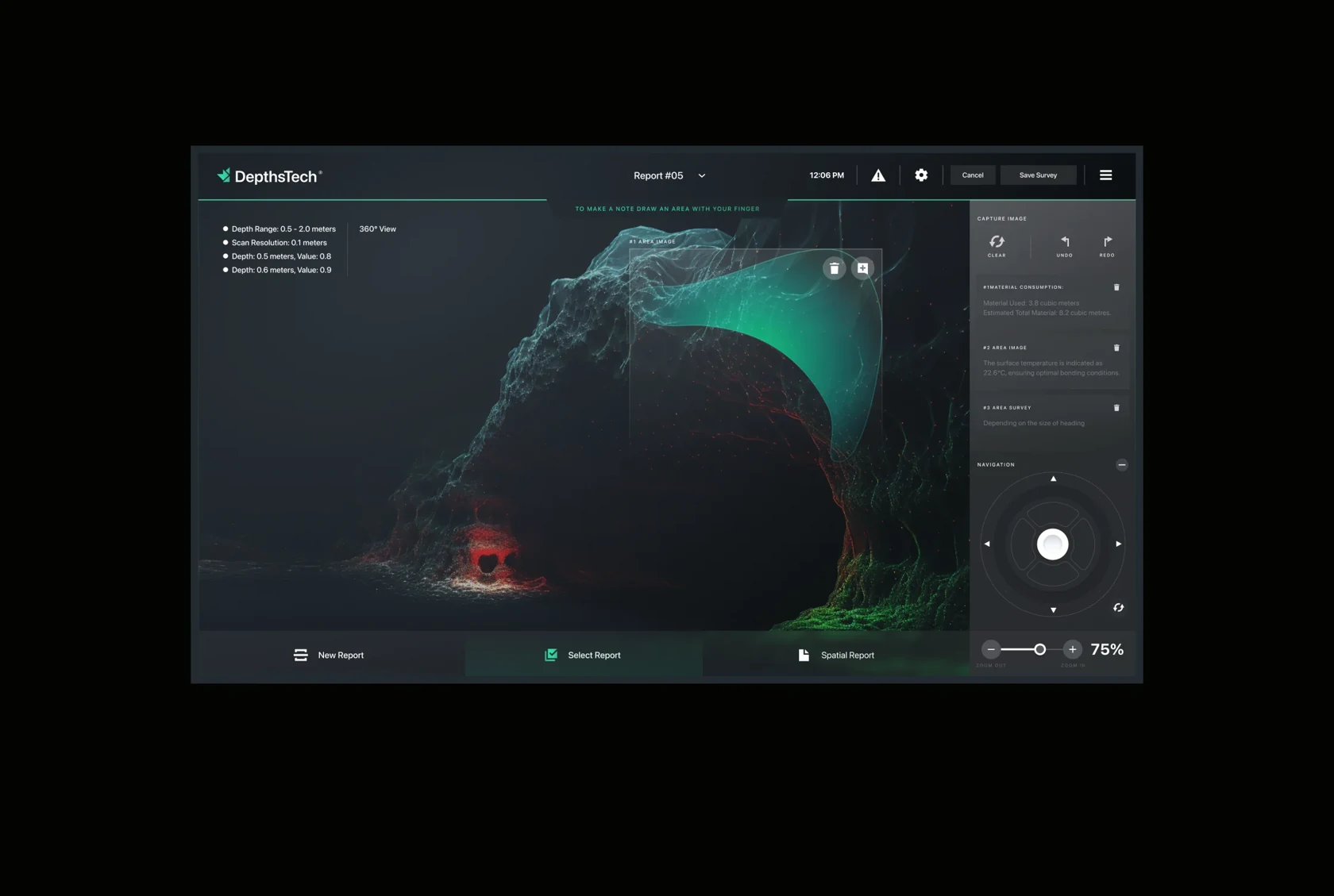 DepthsTech — published design detail