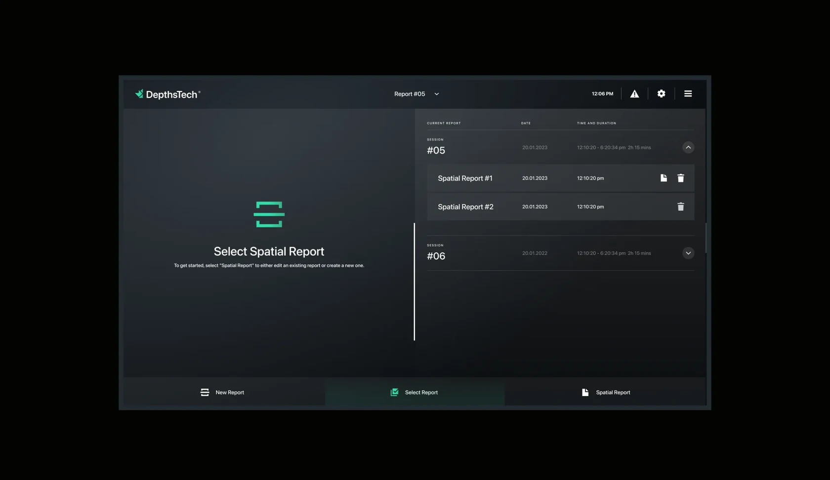DepthsTech — published design detail