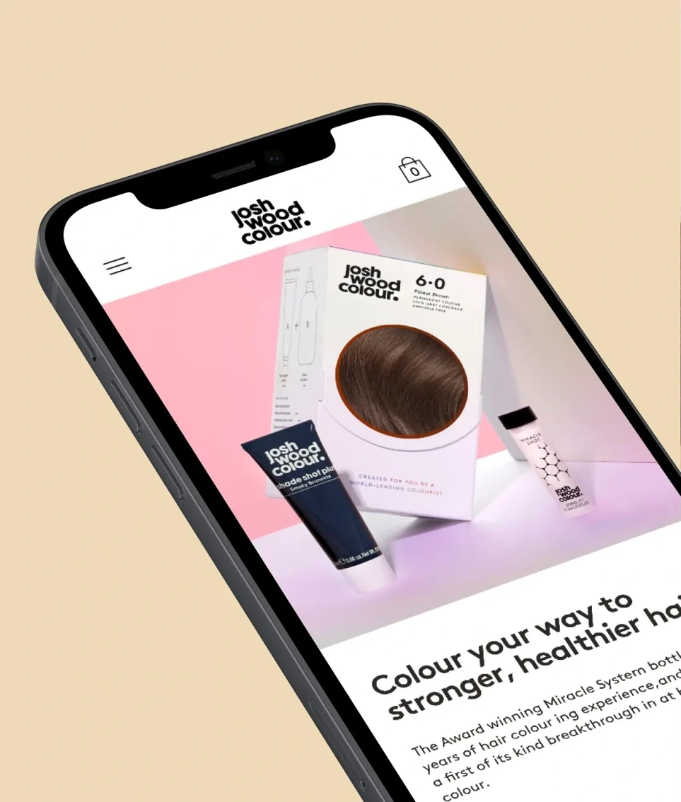 Mobile website opening