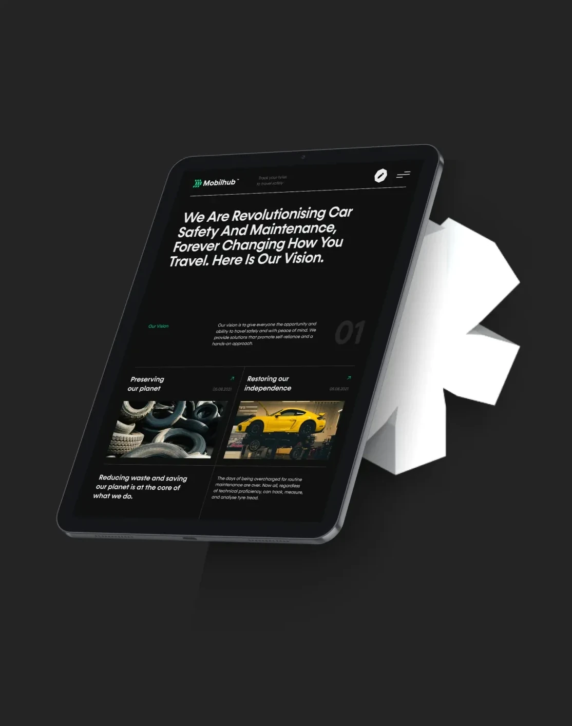 Mobilhub — published design detail