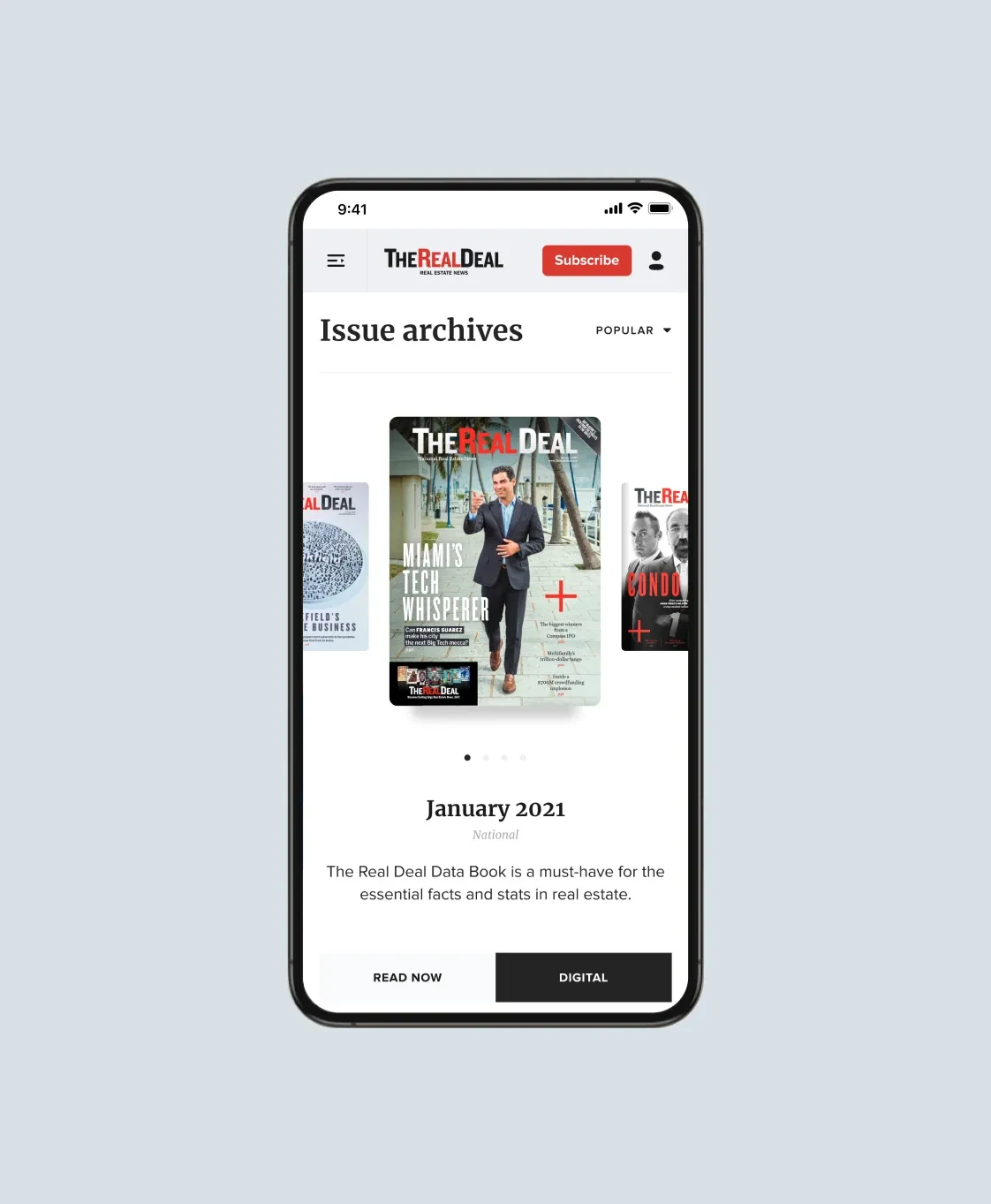The Real Deal — published design detail