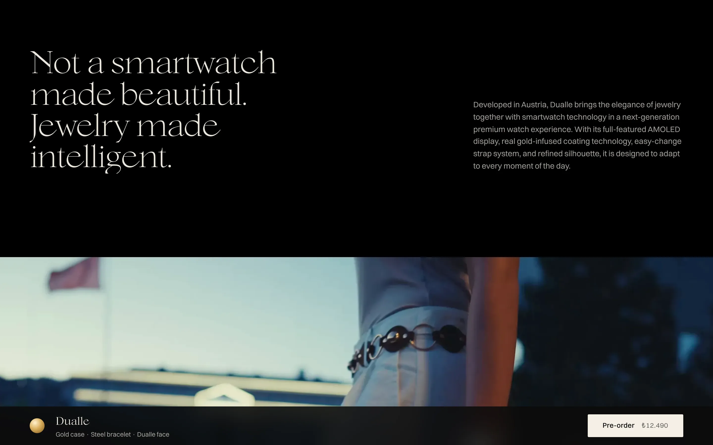 Not a smartwatch made beautiful, jewelry made intelligent