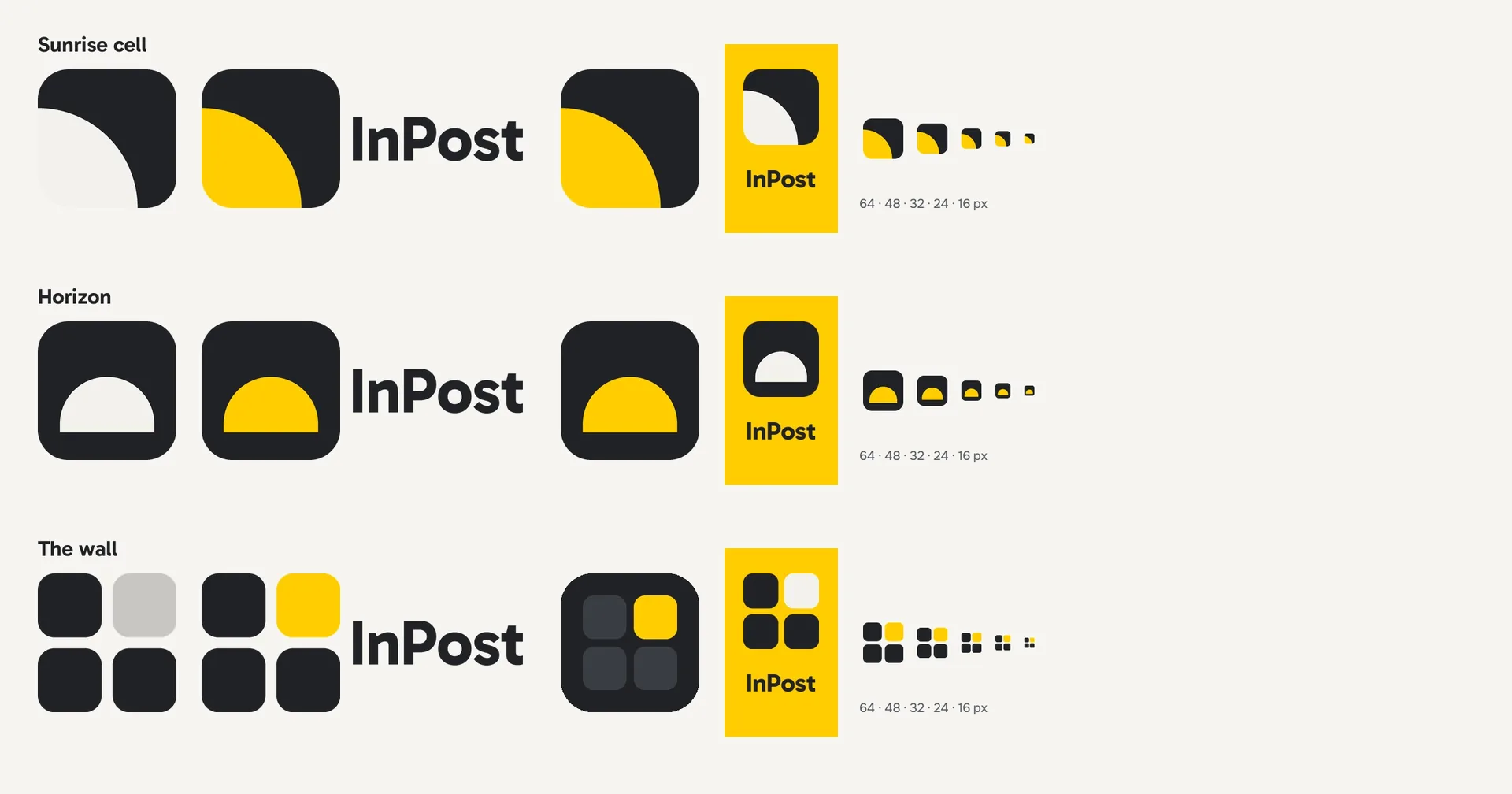 The mark and the wordmark in their variants