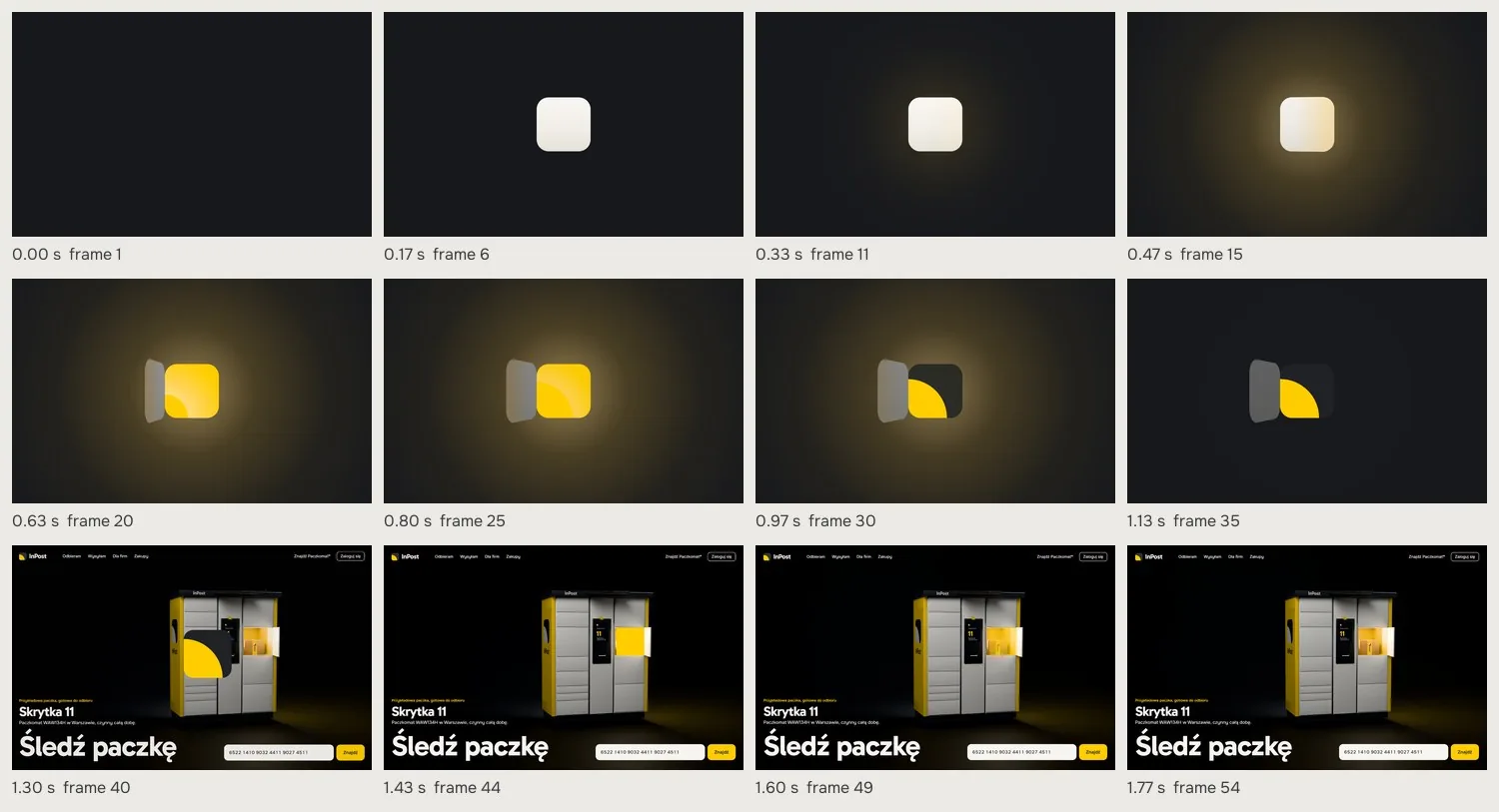 The preloader, frame by frame