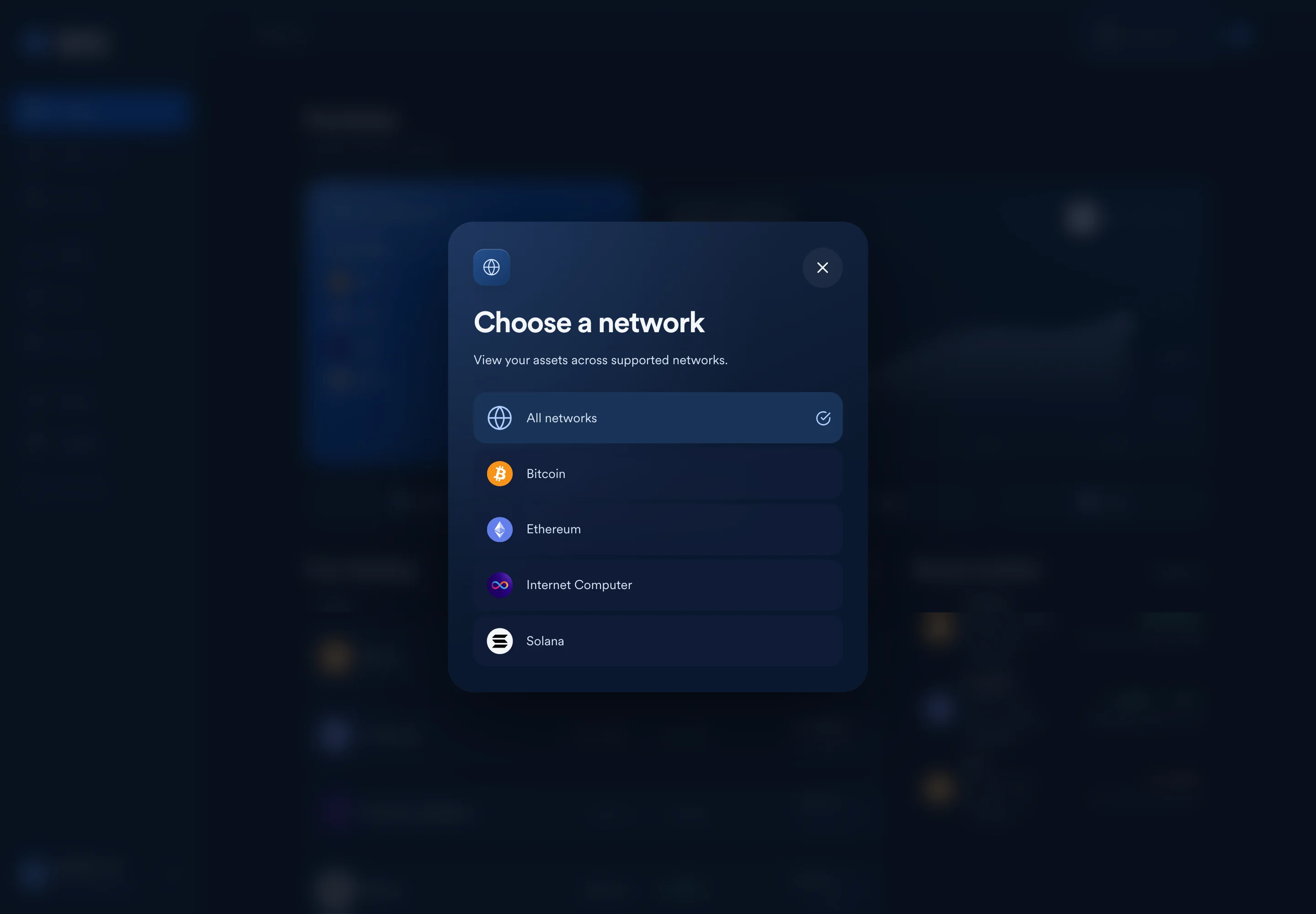 Oisy Networks Desktop product screen