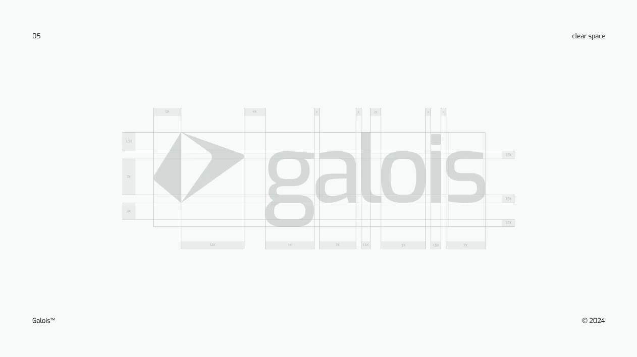 The logo’s clear space