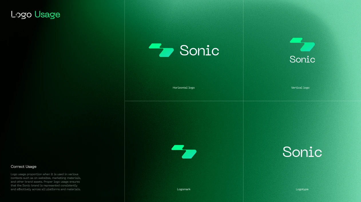 Sonic · Logo usage