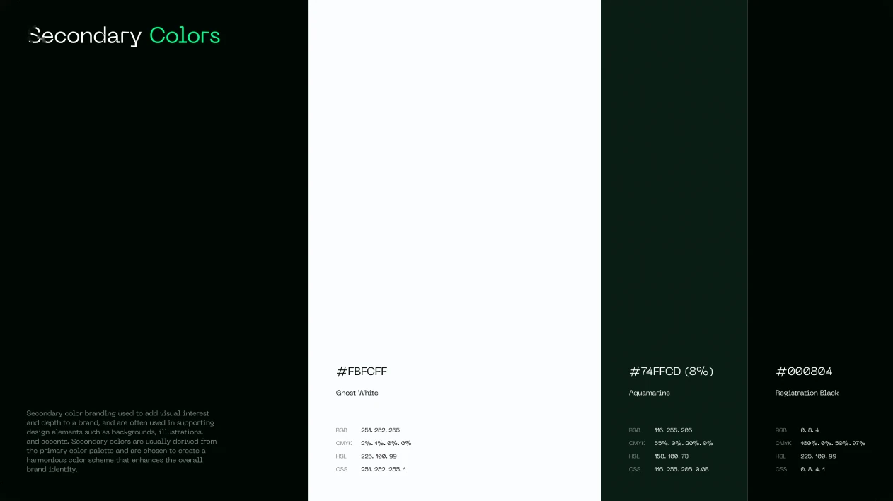 Sonic · Secondary colours
