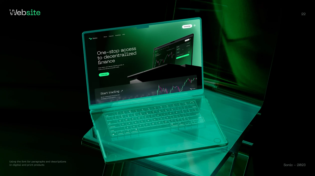 Sonic · Website identity
