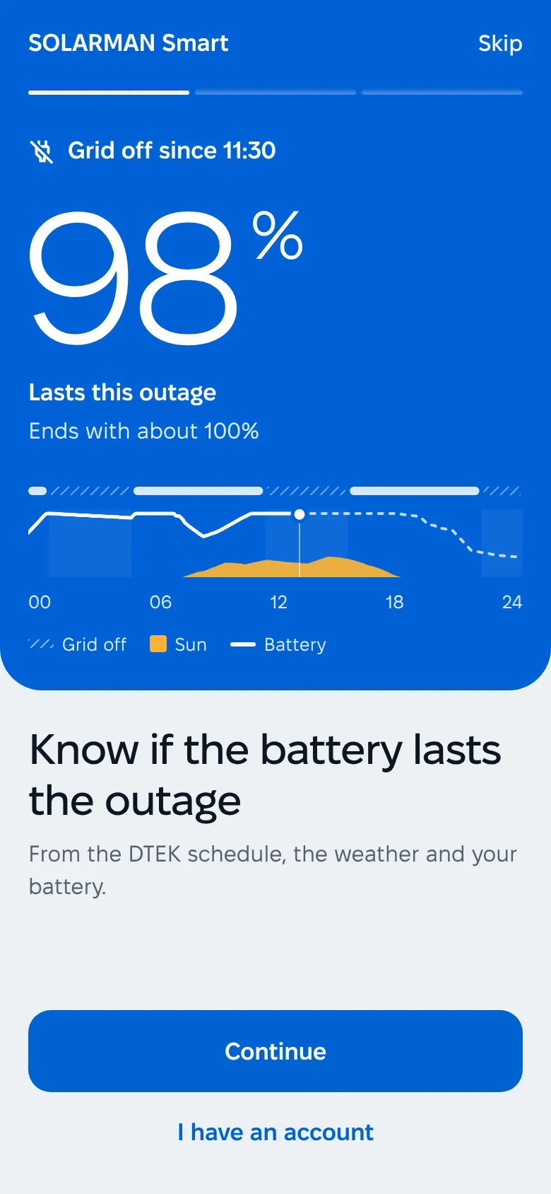 SOLARMAN Smart — the introduction opens on the answer itself