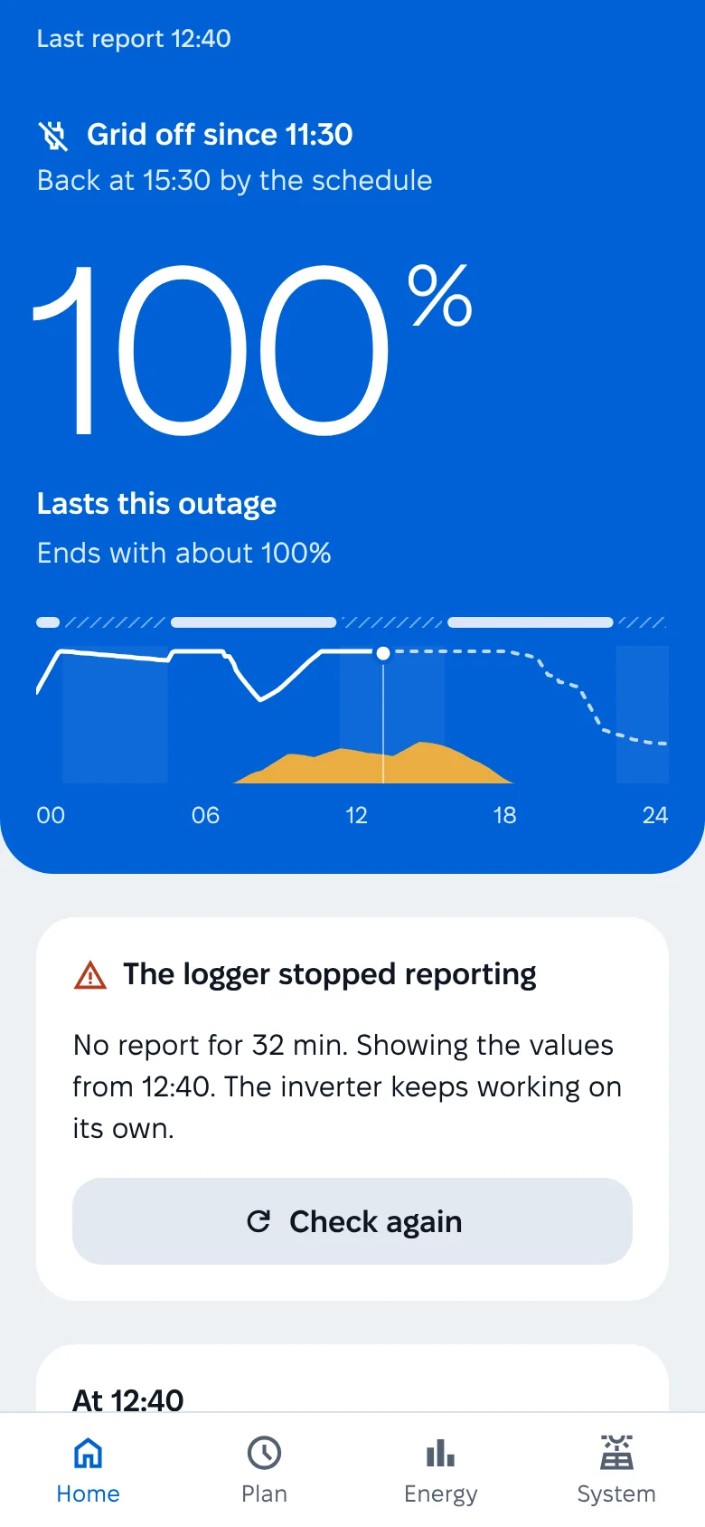 SOLARMAN Smart — the logger stopped reporting