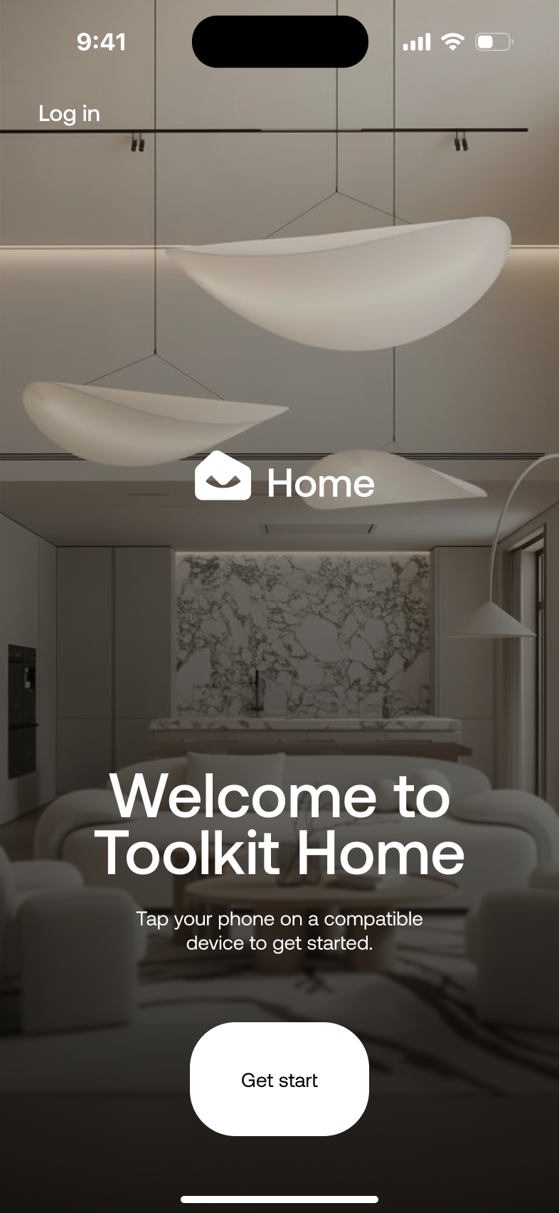 Welcome · Start with a compatible device
