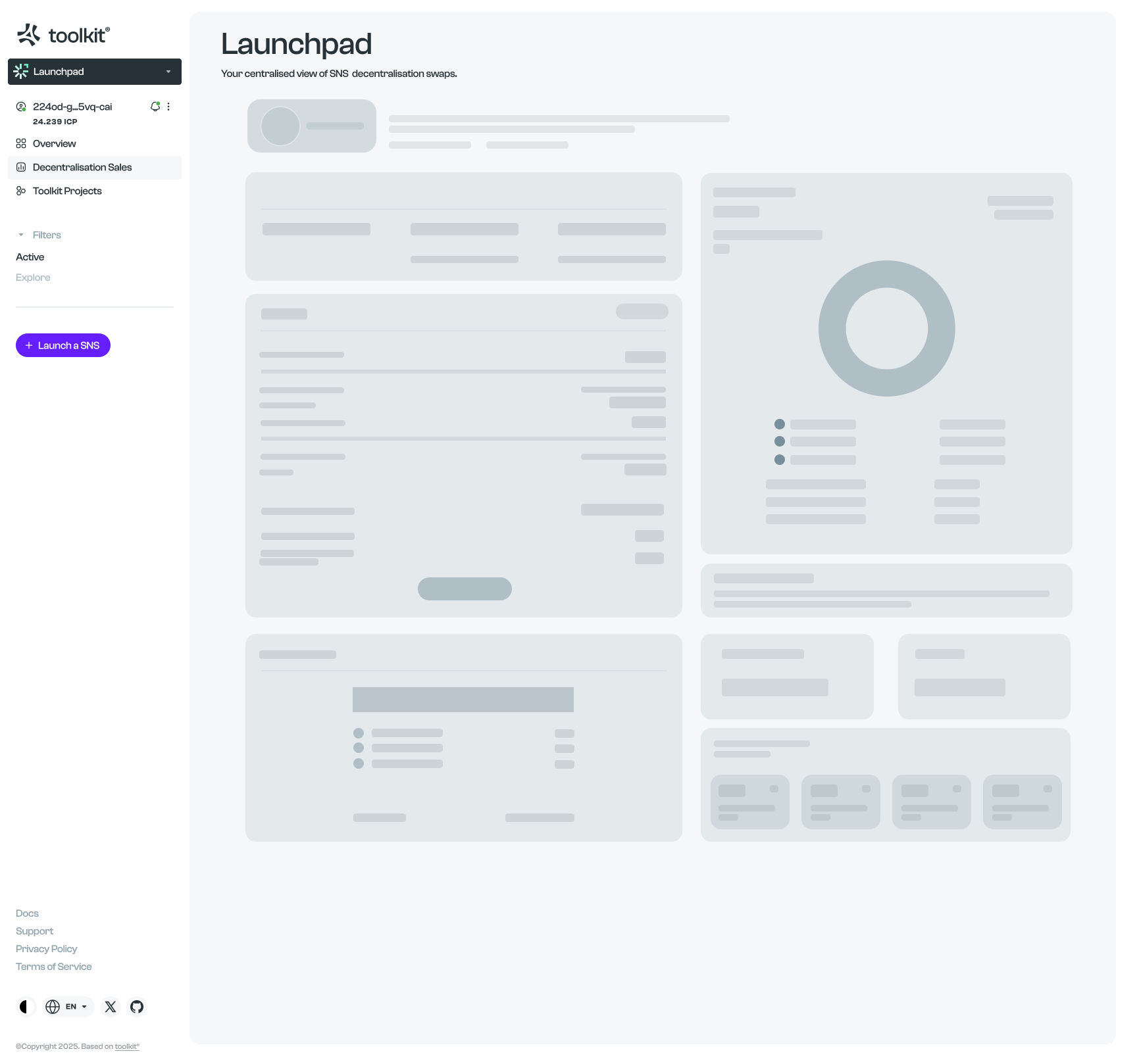 Launchpad · Project detail loading state