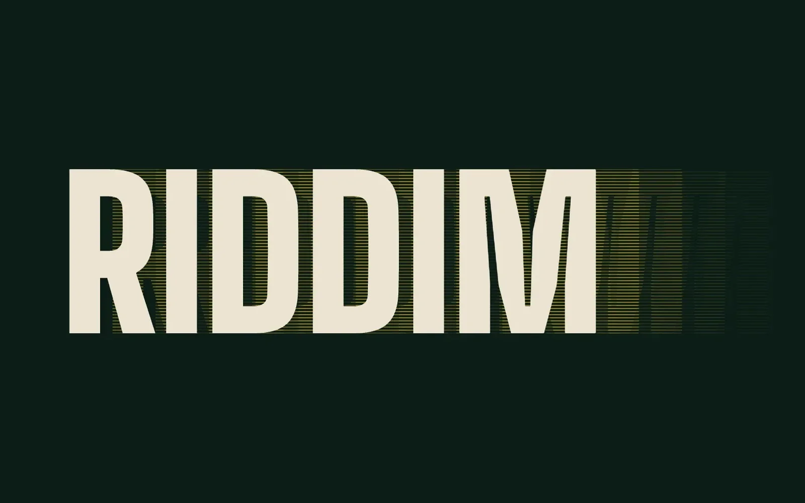 EP–40 riddim — the RIDDIM wordmark