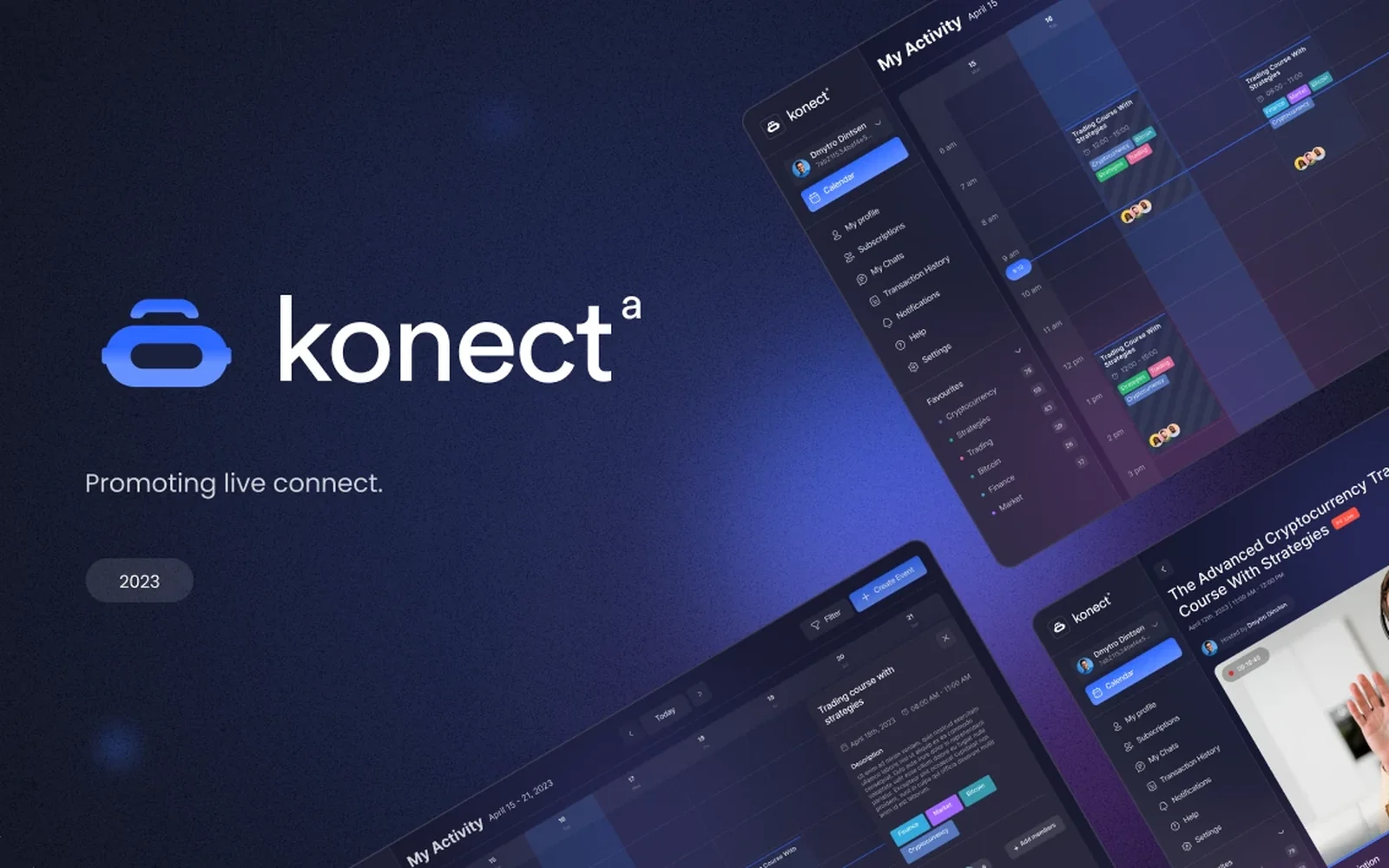 Konecta — a slide from the pitch deck