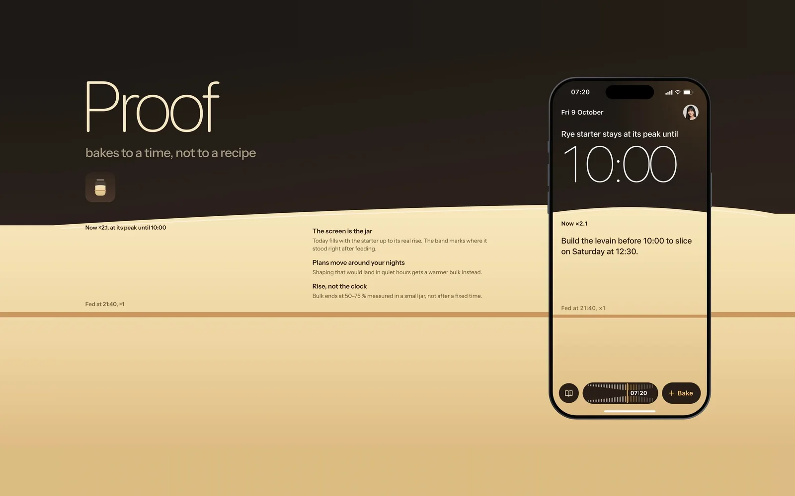 Proof — the app on an iPhone