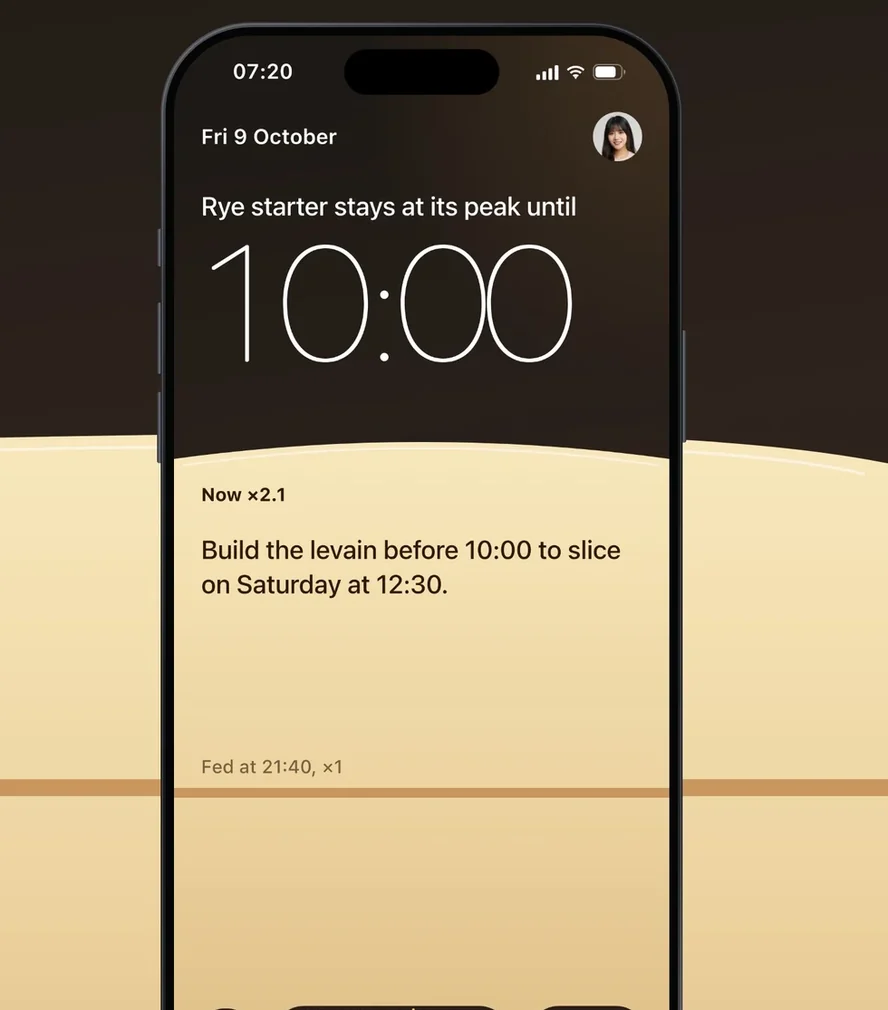 Proof — the app on an iPhone