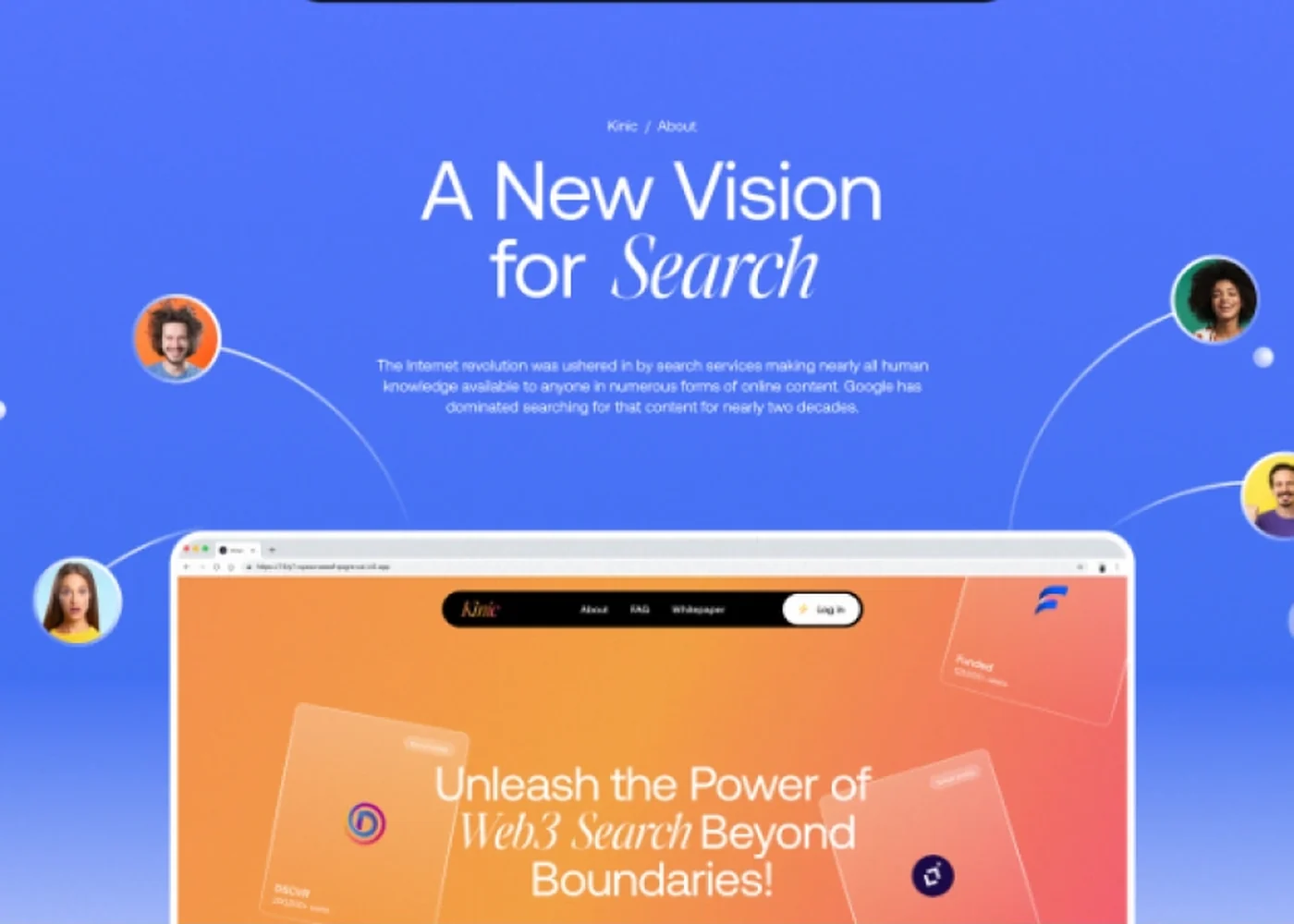 Kinic — the landing page